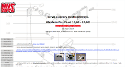 Desktop Screenshot of mvsservis.cz